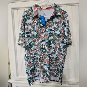 NWT Med Scales Offshore Country Club Men's Shirt